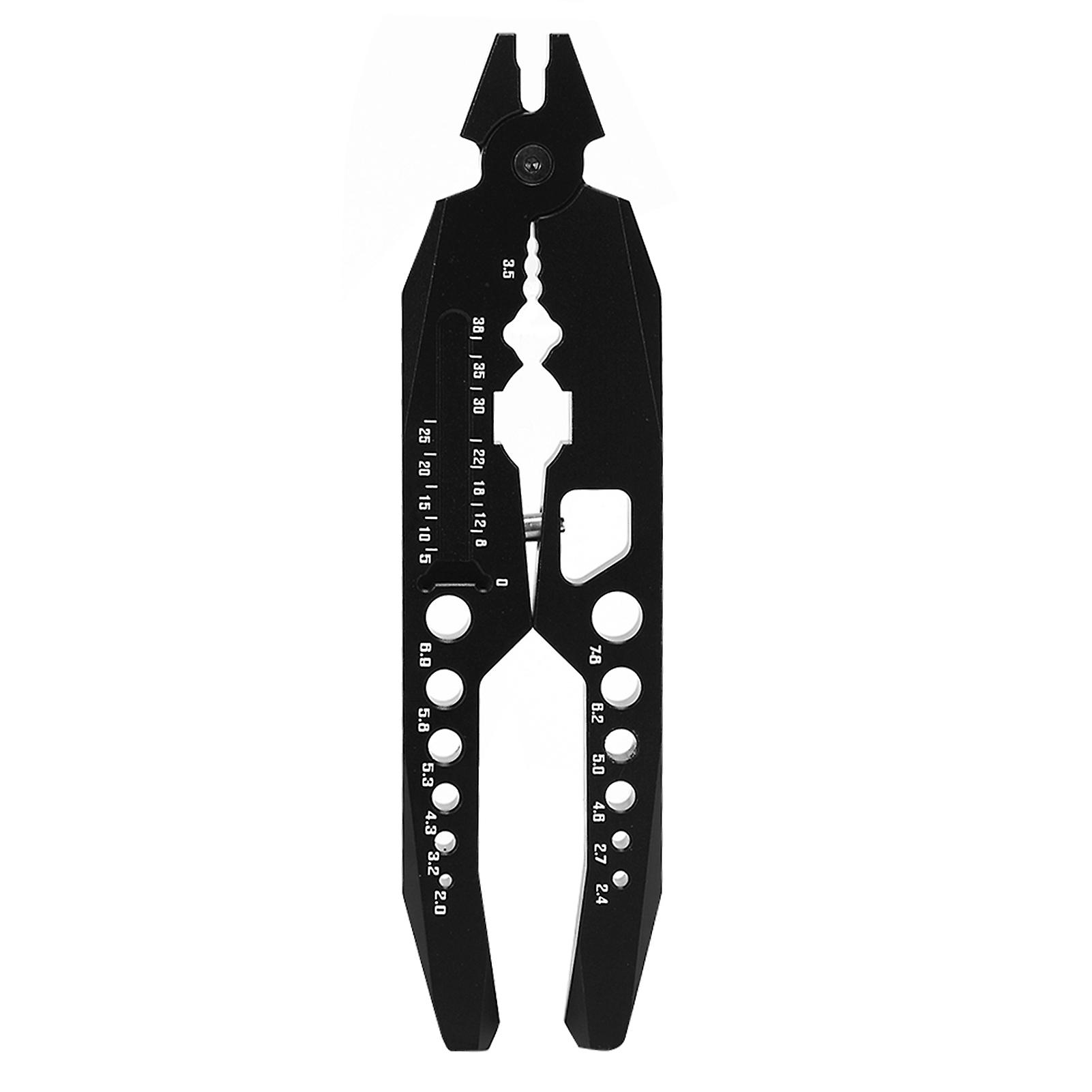 Multifunction Shocks Struts Damper Pliers Ball Head Pliers Clip Fit For Traxxas Hsp Car(black )