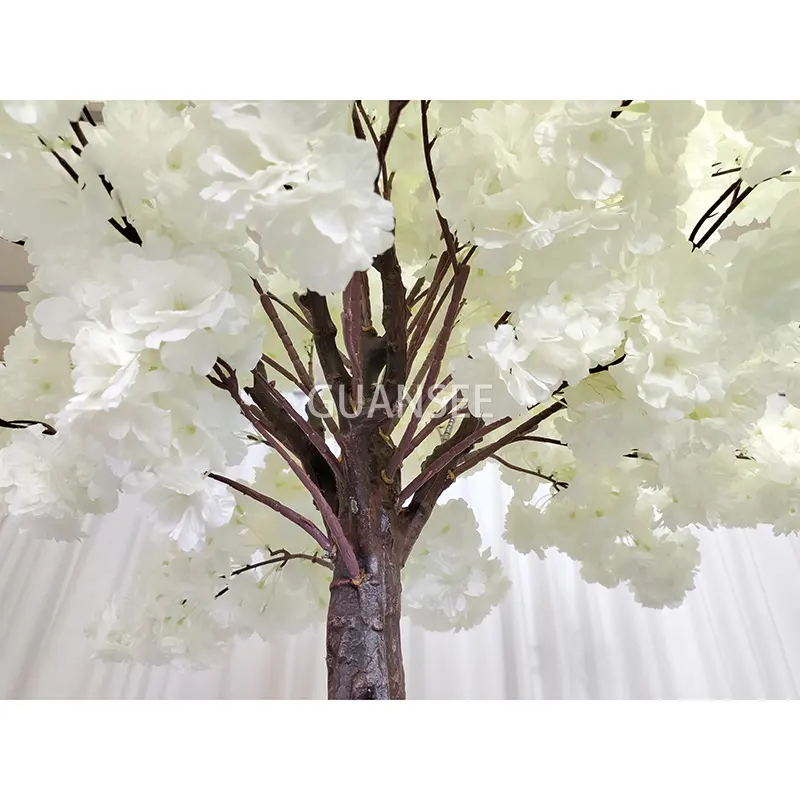 Home garden hotel event 4ft 5ft hot sale plastic indoor decoration wedding table centerpieces artificial cherry blossom tree