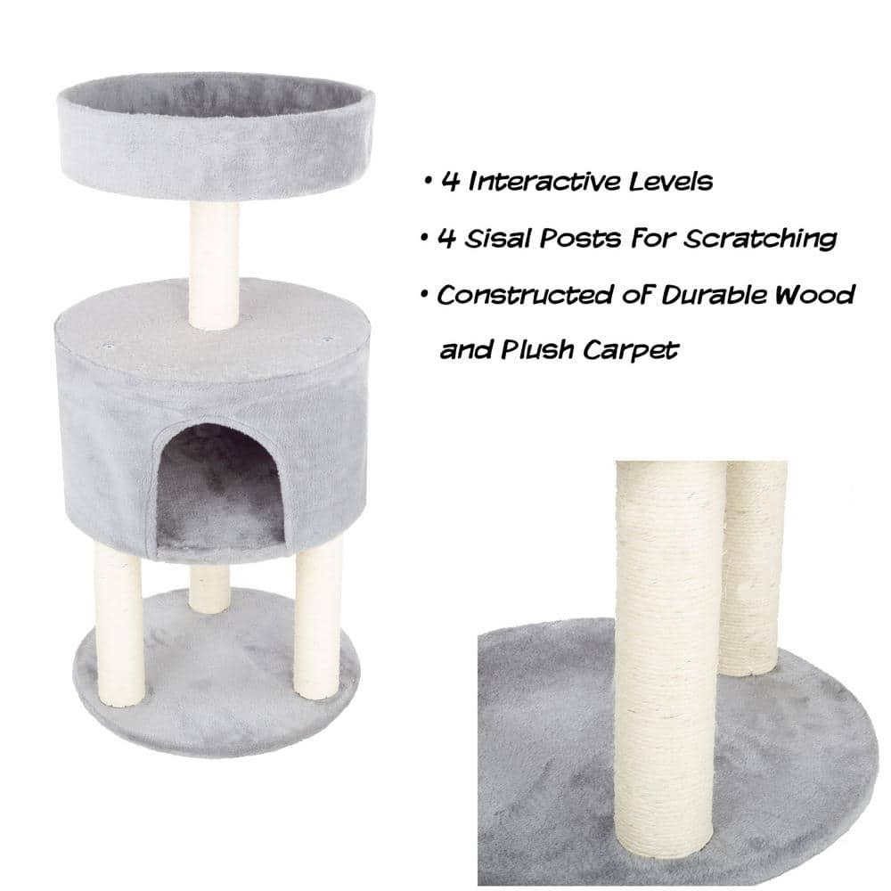 Petmaker Kitty Condo with Overhead Balcony HW3210171