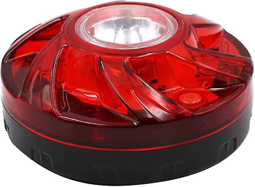 Car Led Emergency Strobe Light Road Lighting With Magnetic Base And Hook， Red