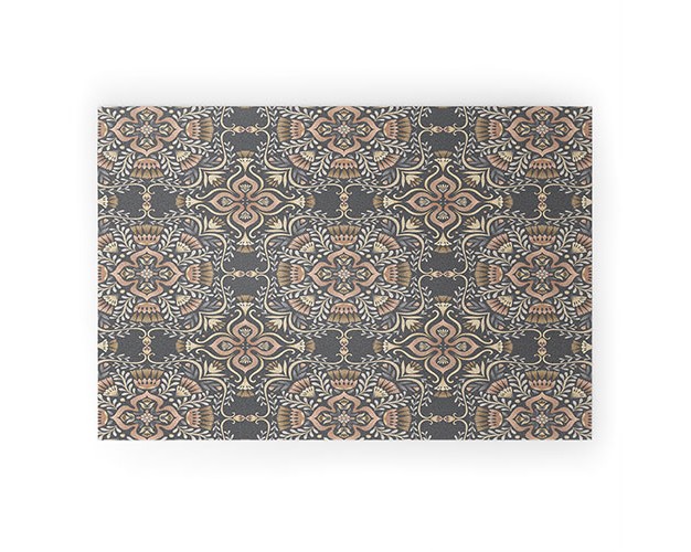 Pimlada Phuapradit Kaasni Gray Looped Vinyl Welcome Mat Society6