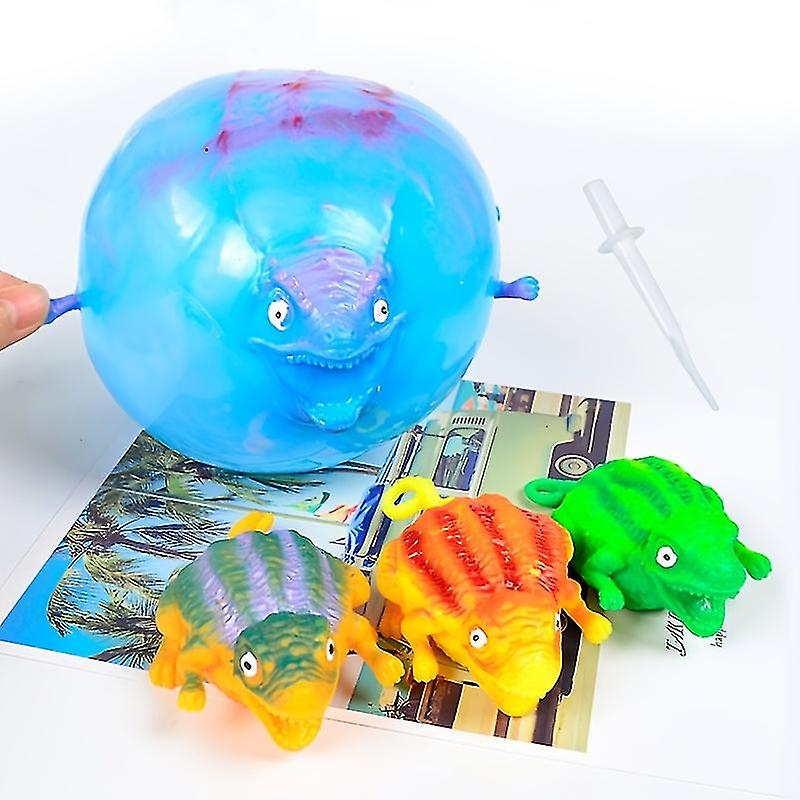 12pcs Inflatable Animal Dinosaur Bobo Ball， Creative Fun Party Game Toys