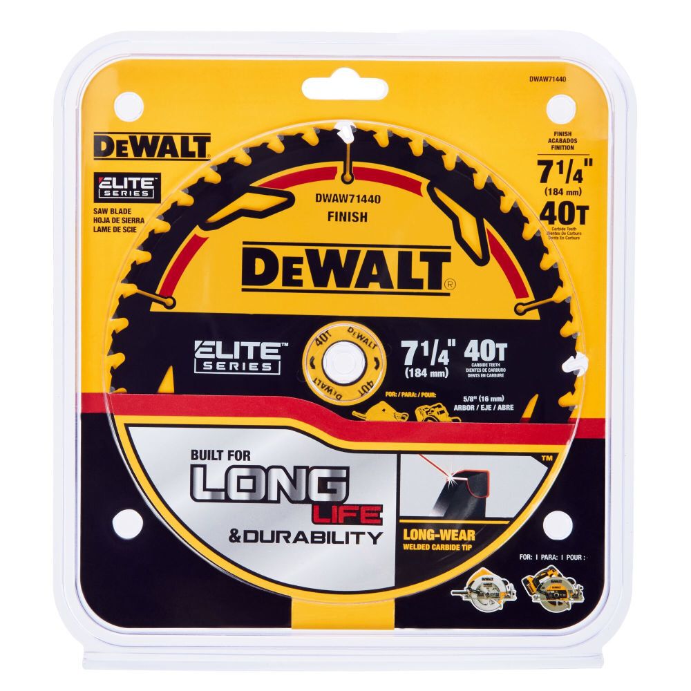 DEWALT Circular Saw Blade 7 1/4