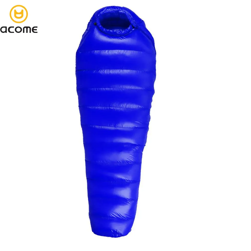 Acome Warm Lightweight Outdoor Camping Hiking 1000g Filling Duck Down Mummy Sleeping Bag