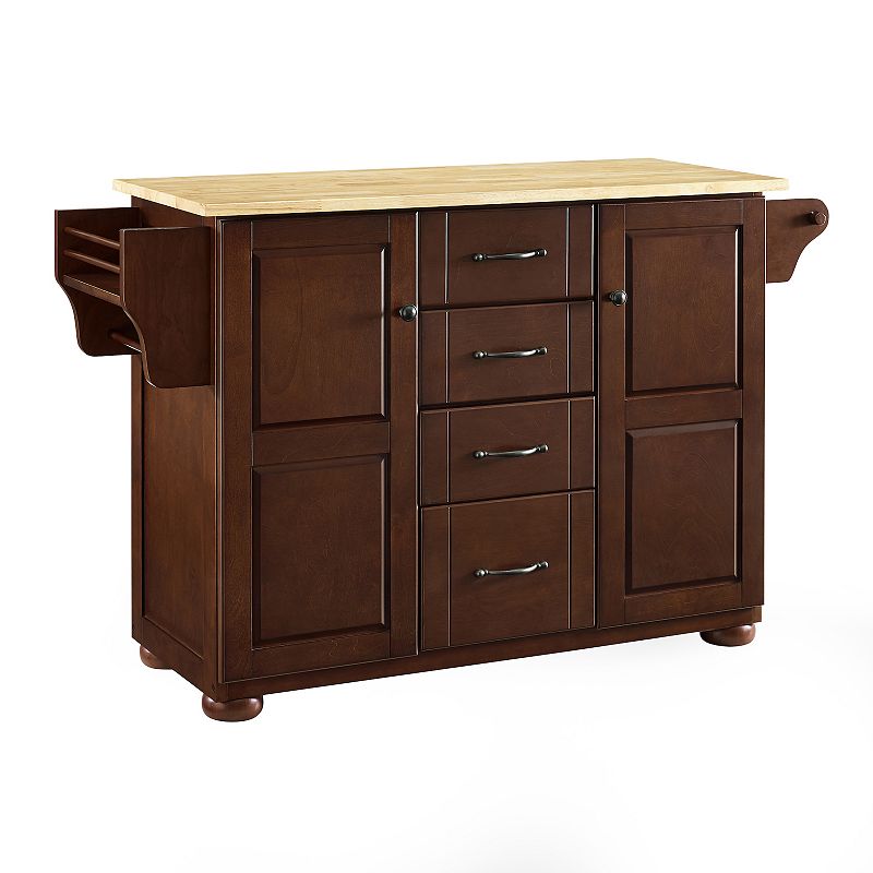 Crosley Eleanor Wood Top Kitchen Island