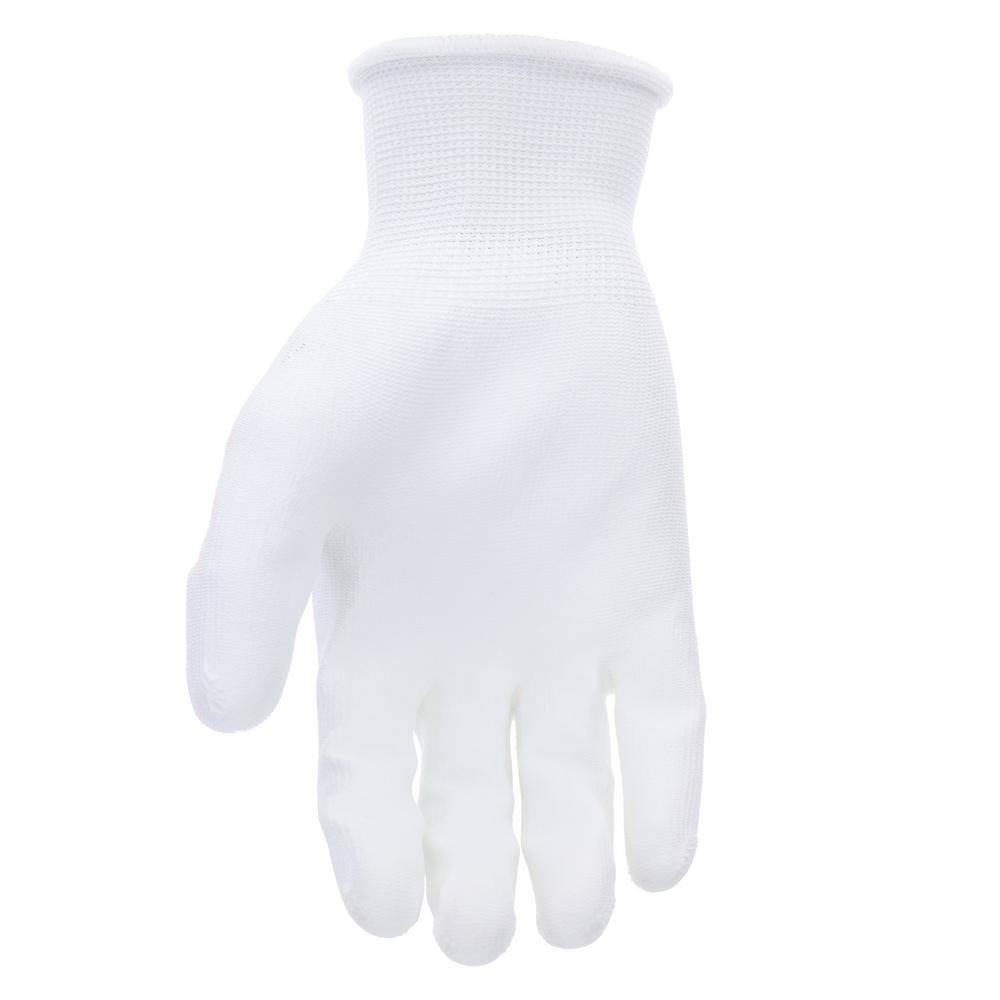 HDX PU White Dipped Glove HDX37218-L