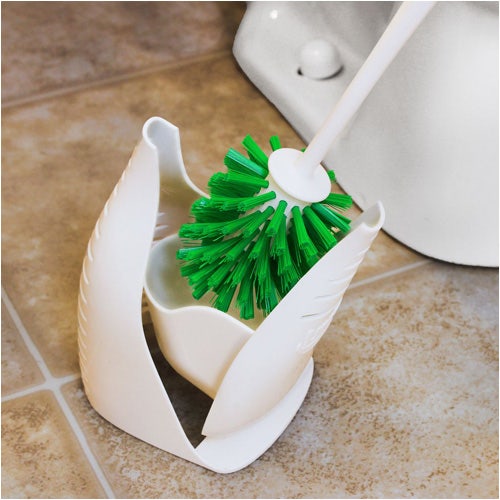 Libman 40 Round Toilet Bowl Brush with Closed Caddy (Case of 4)