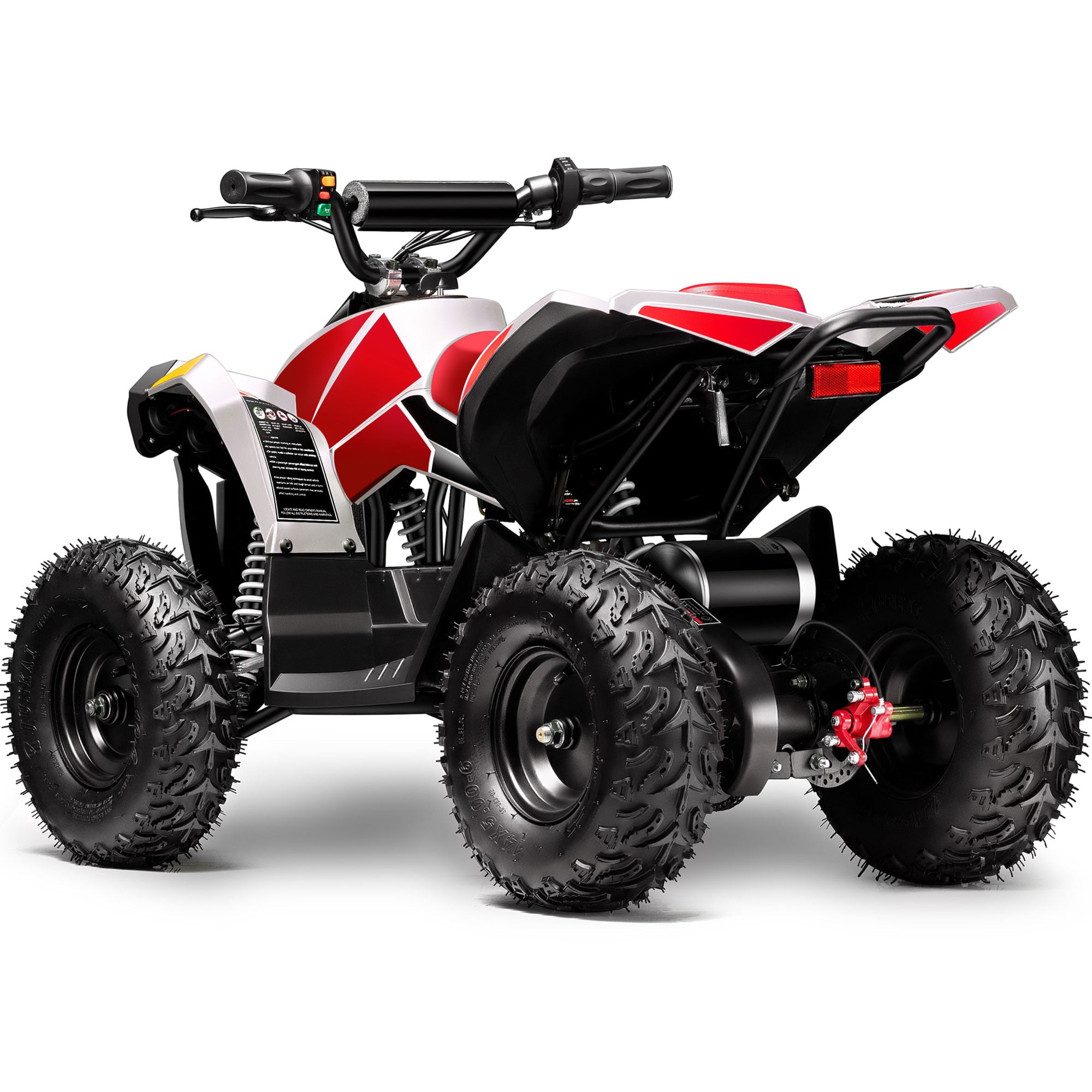 MotoTec E-Bully 36v 1000w Kids ATV White