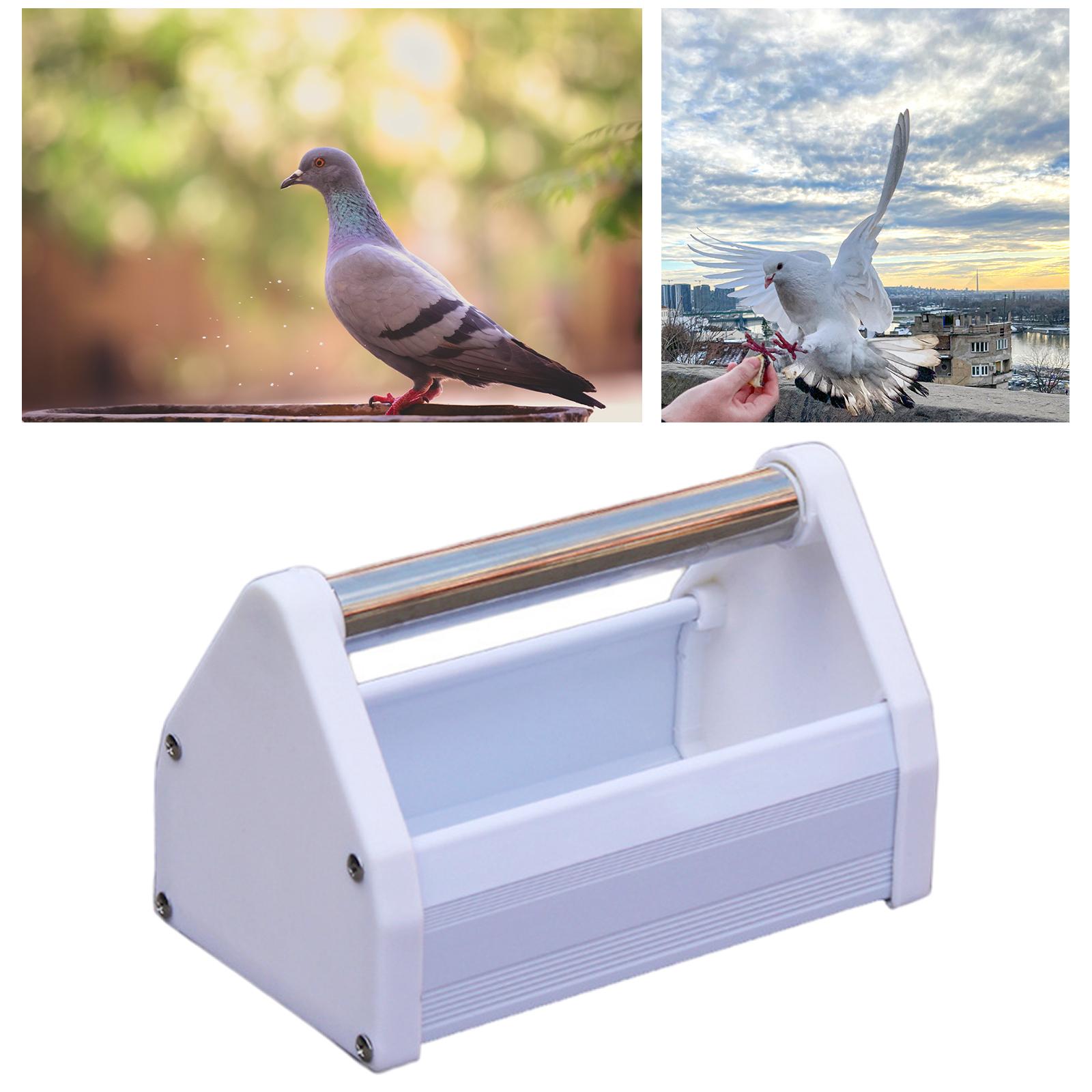 Feeder Trough， Birds Feeder Washable Slot Poultry Feeder Food Containers for Chicken Parrots Quails ，Baby Chick，Backyard ，Lawn