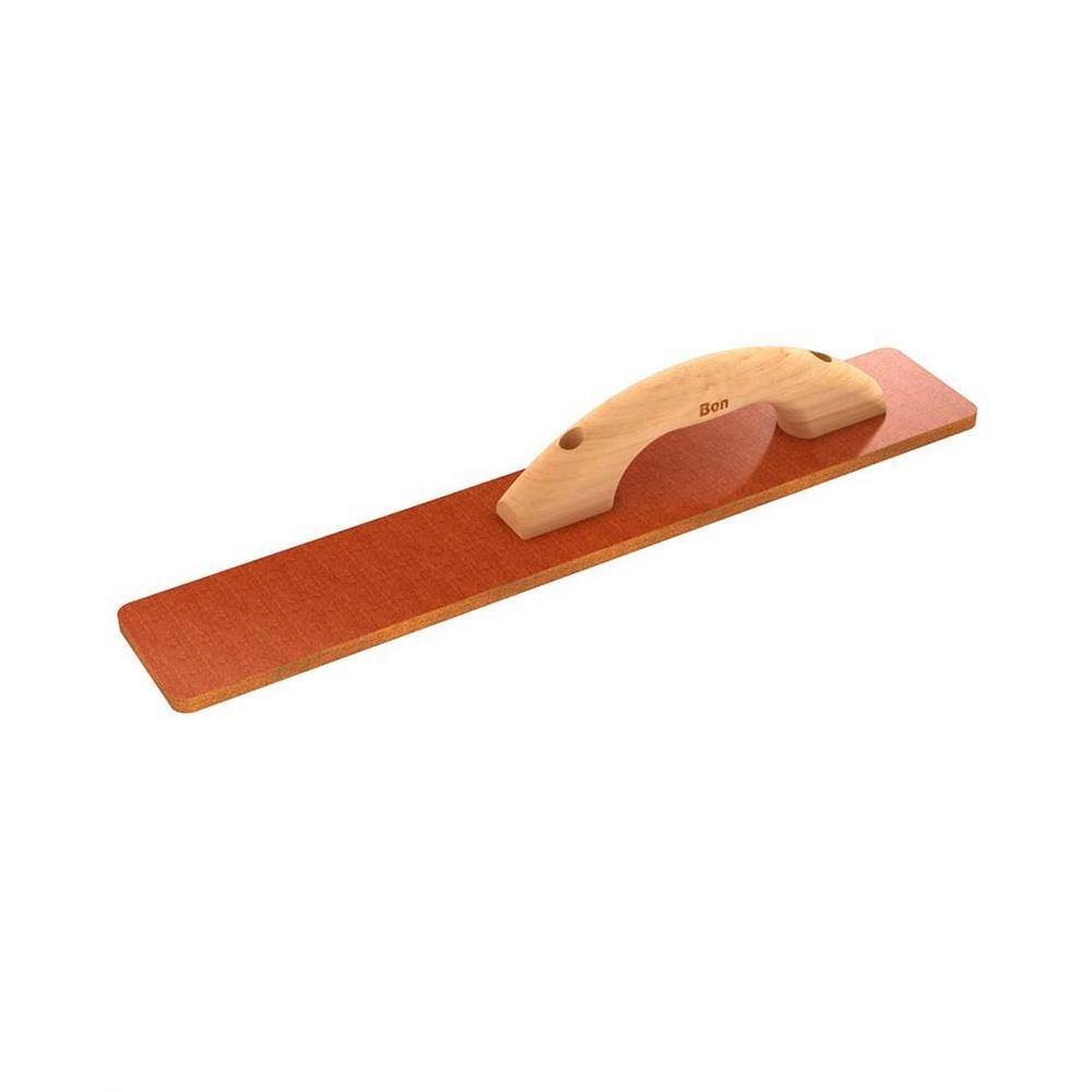 Bon Tool 20 in. x 3-12 in. Square End Resin Float with Wood Handle 22-464