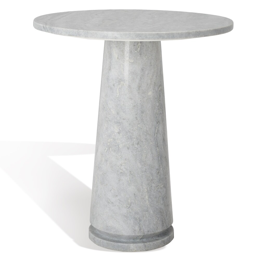 SAFAVIEH Couture Valentia Tall Round Marble Accent Table