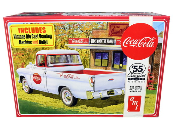 AMT AMT1094  Skill 3 Model Kit 1955 Chevrolet Came...