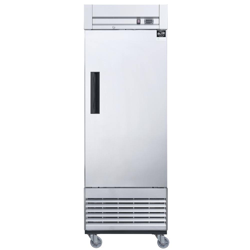 Elite Kitchen Supply 17.7 cu. ft. Commercial Upright Reach-in Refrigerator in Stainless Steel EKS-E30R