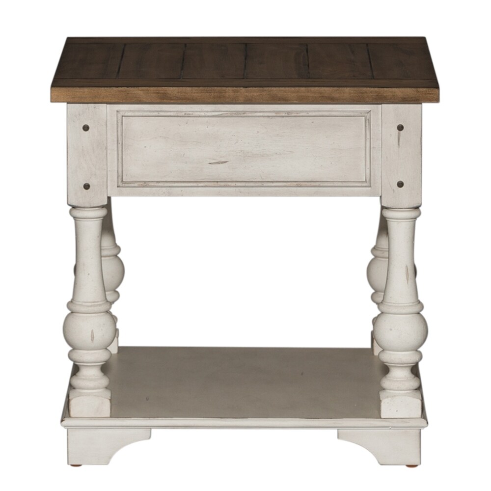 Morgan Creek Antique White Opt 3 Piece Set (1 Cocktail 2 End Tables)