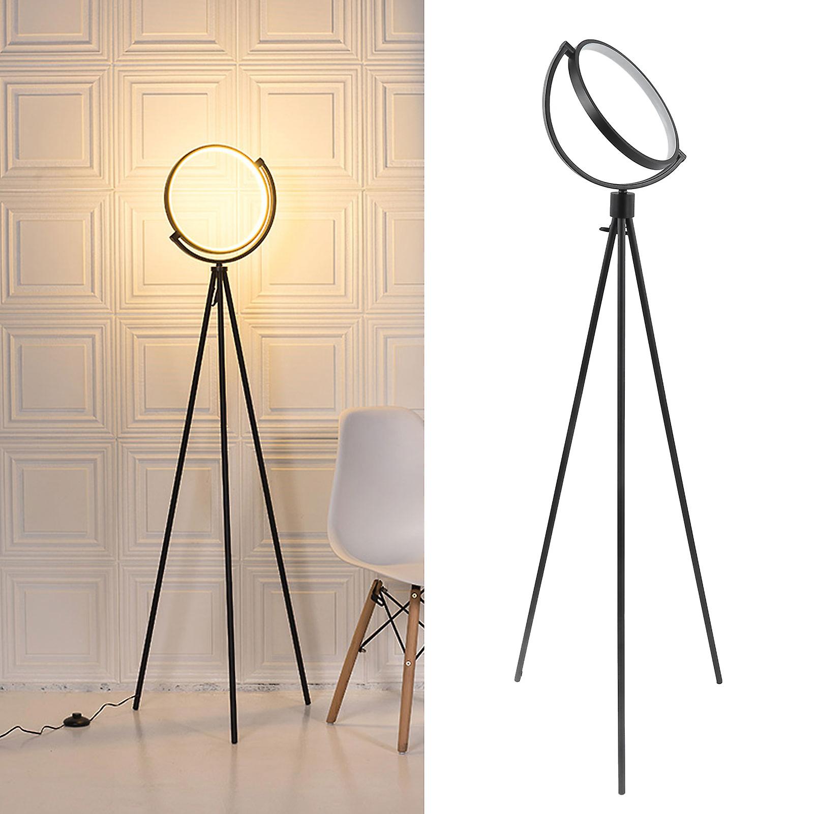 Tripod Floor Lamp - 360 Degree Rotatable， Stepless Dimming， 1500lm[us Plug]