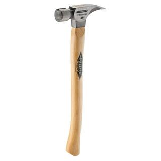 Stiletto 16 oz. Titanium Milled Face Hammer with 18 in. Curved Hickory Handle TI16MC