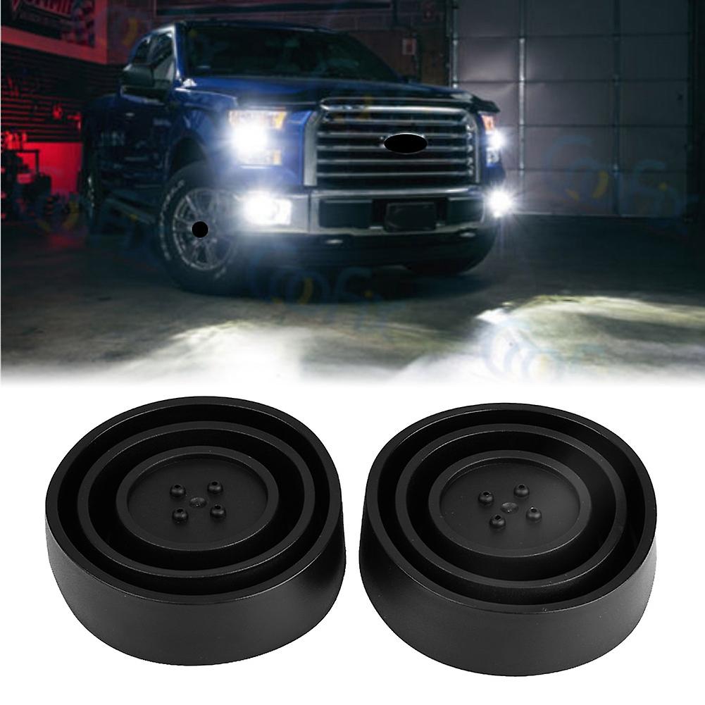 2pcs Universal Sealed Rubber Car Led Headlight Dust Cover Housing Seal Cap 100mm Black Type C