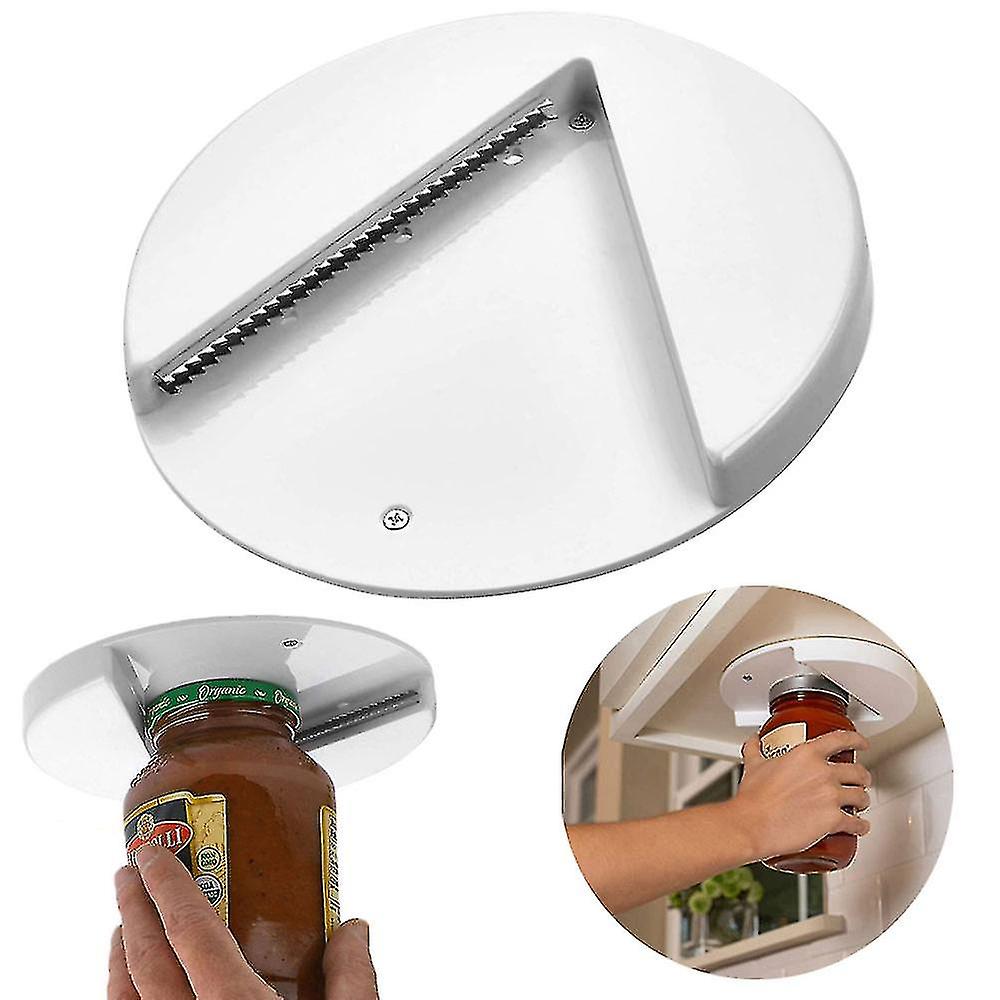 Under Cabinet Can Opener Home Arthritis Glass Jar Can Opener Under Desk Lid Holder Tool (1pcs)