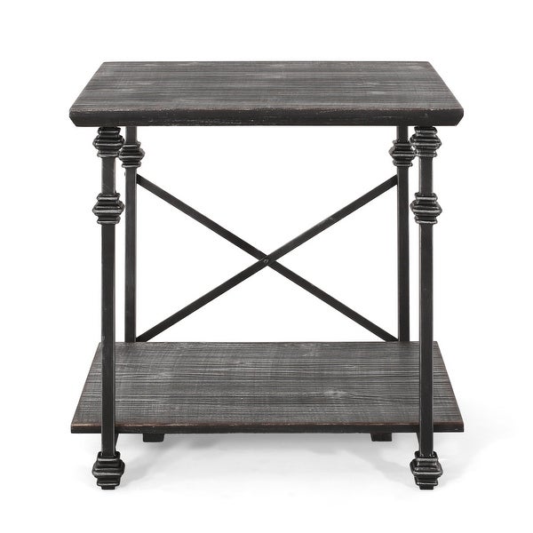 Morell Modern Industrial End Table by Christopher Knight Home - 23.60