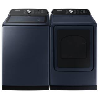  7.4 cu.ft. Smart vented Electric Dryer with Pet Care Dry and Steam Sanitize+ in brushed navy blue DVE54CG7150D