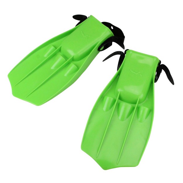 Florescent Green Dolphin Recreational Swim Fins Children x27 s