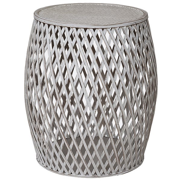 Bora Bora Contemporary Criss-Cross Side Table