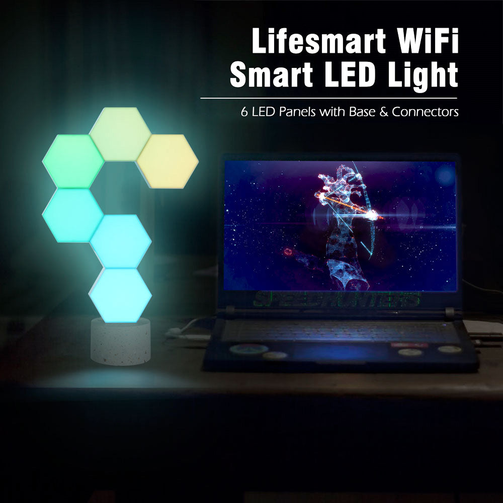 LifeSmart Cololight LED Smart Light Panels w/ Base 6-Pack