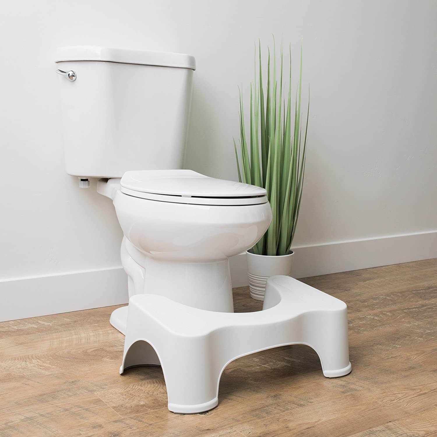 Squatty Potty The Original Bathroom Toilet Stool, 7 Inch height, White