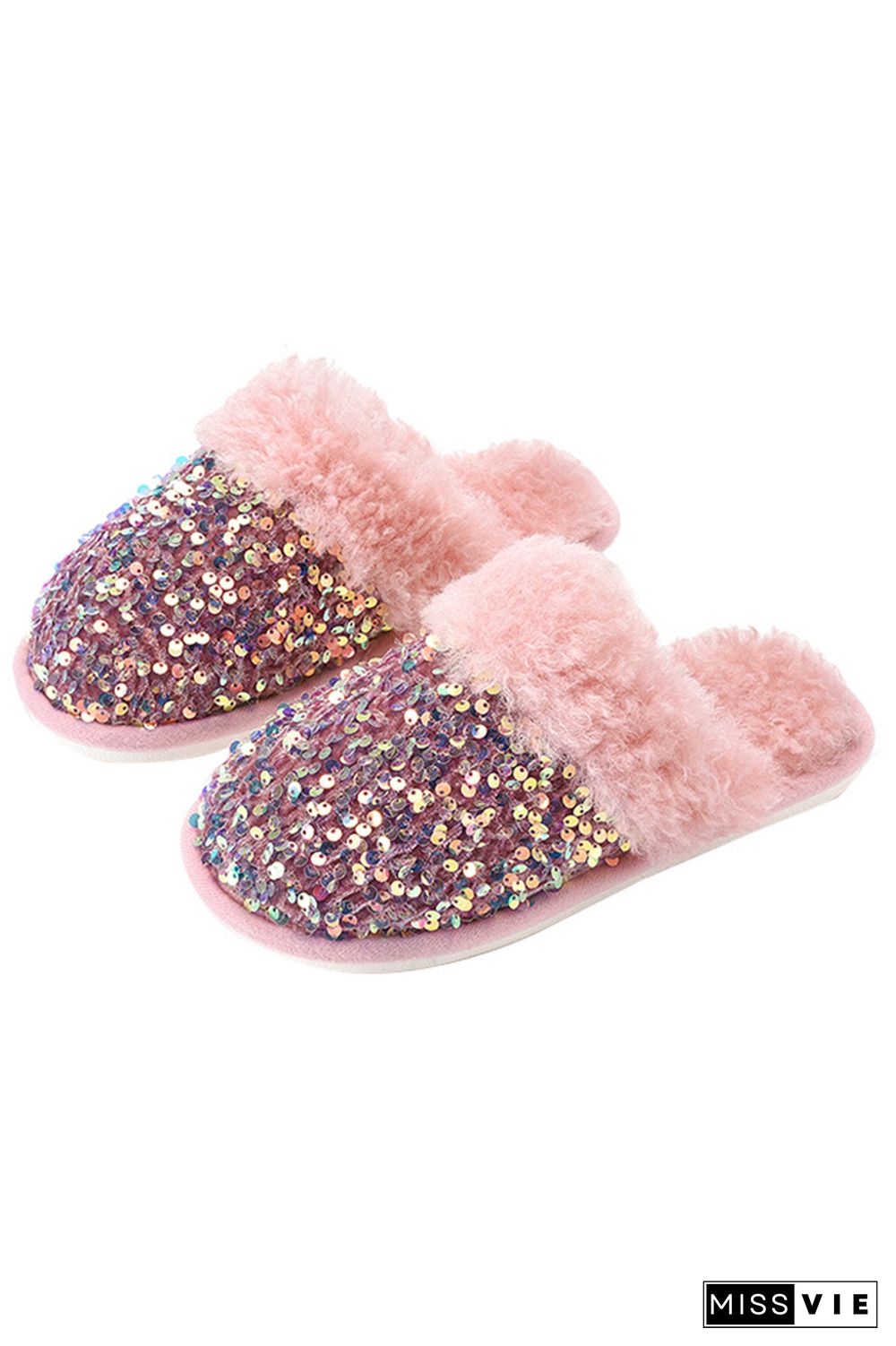 Glitter Fluffy Home Slipper