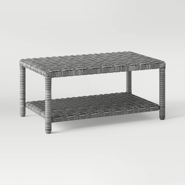 Monroe Wicker Patio Coffee Table