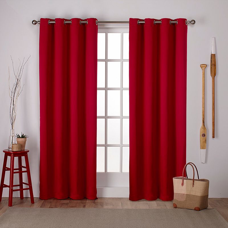 Exclusive Home 2-pack Sateen Twill Woven Blackout Window Curtains