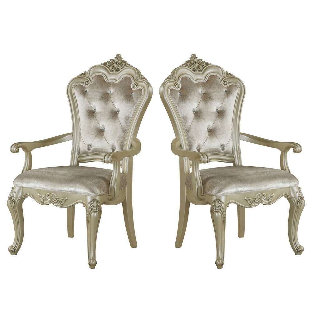 New Classic Furniture Emmerson Champagne Arm Chair (Set of 2)