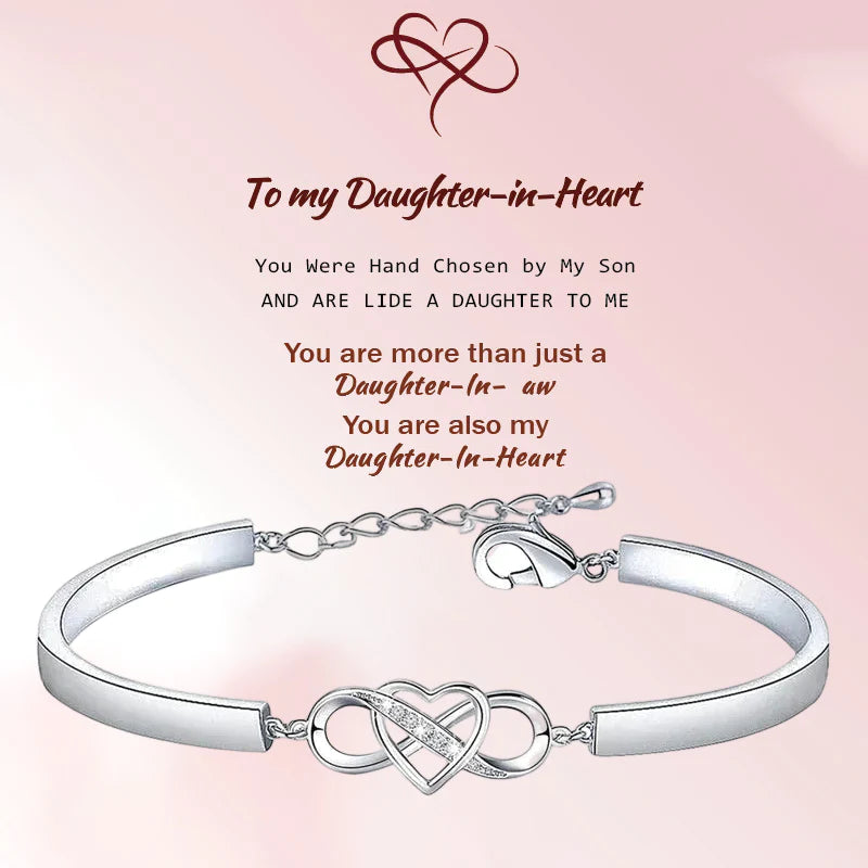 Always Remember I Love You Forever Love Heart Bracelet