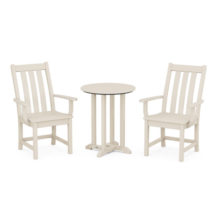 Polywood Vineyard 3-Piece Round Dining Set PWS1318-1