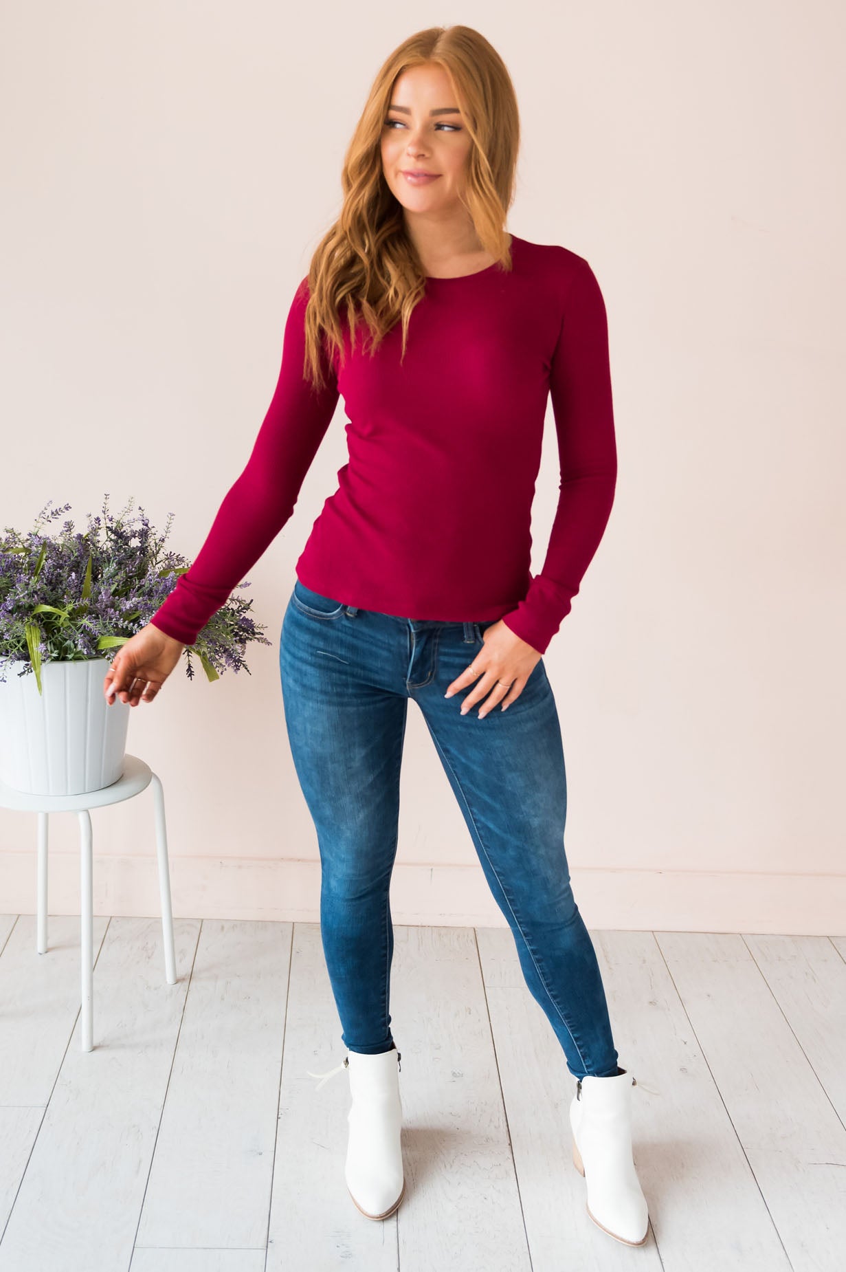 Warm Embrace Modest Thermal Top