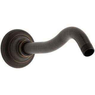 KOHLER Artifacts 10.6875 in. Shower Arm and Flange in Oil-Rubbed Bronze K-72775-2BZ