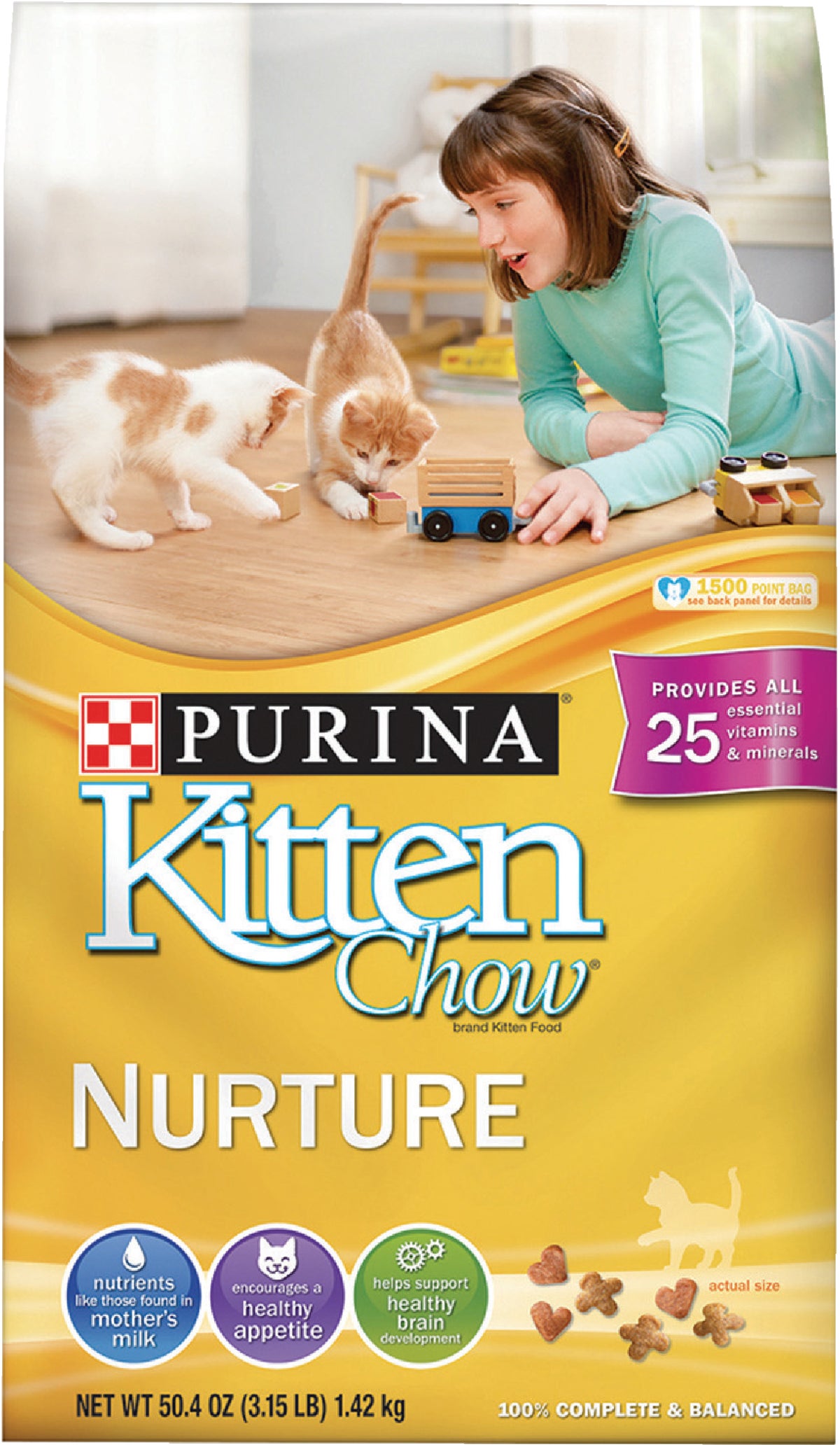 Purina Kitten Chow Dry Kitten Food 3.15 Lb.