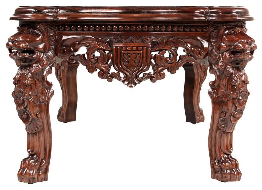 Grand Hall Lion Leg Coffee Table   Victorian   Coffee Tables   by Design Toscano  Houzz