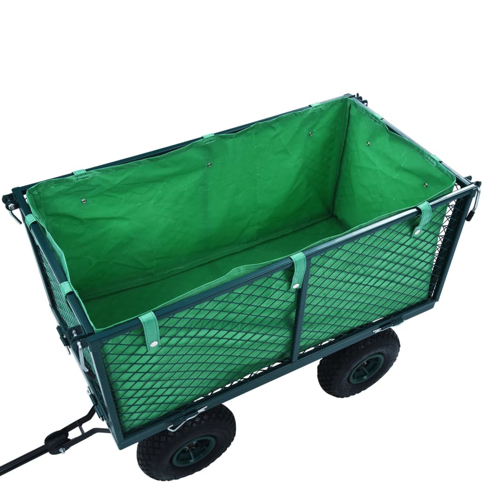 Garden Cart Liner Green Fabric