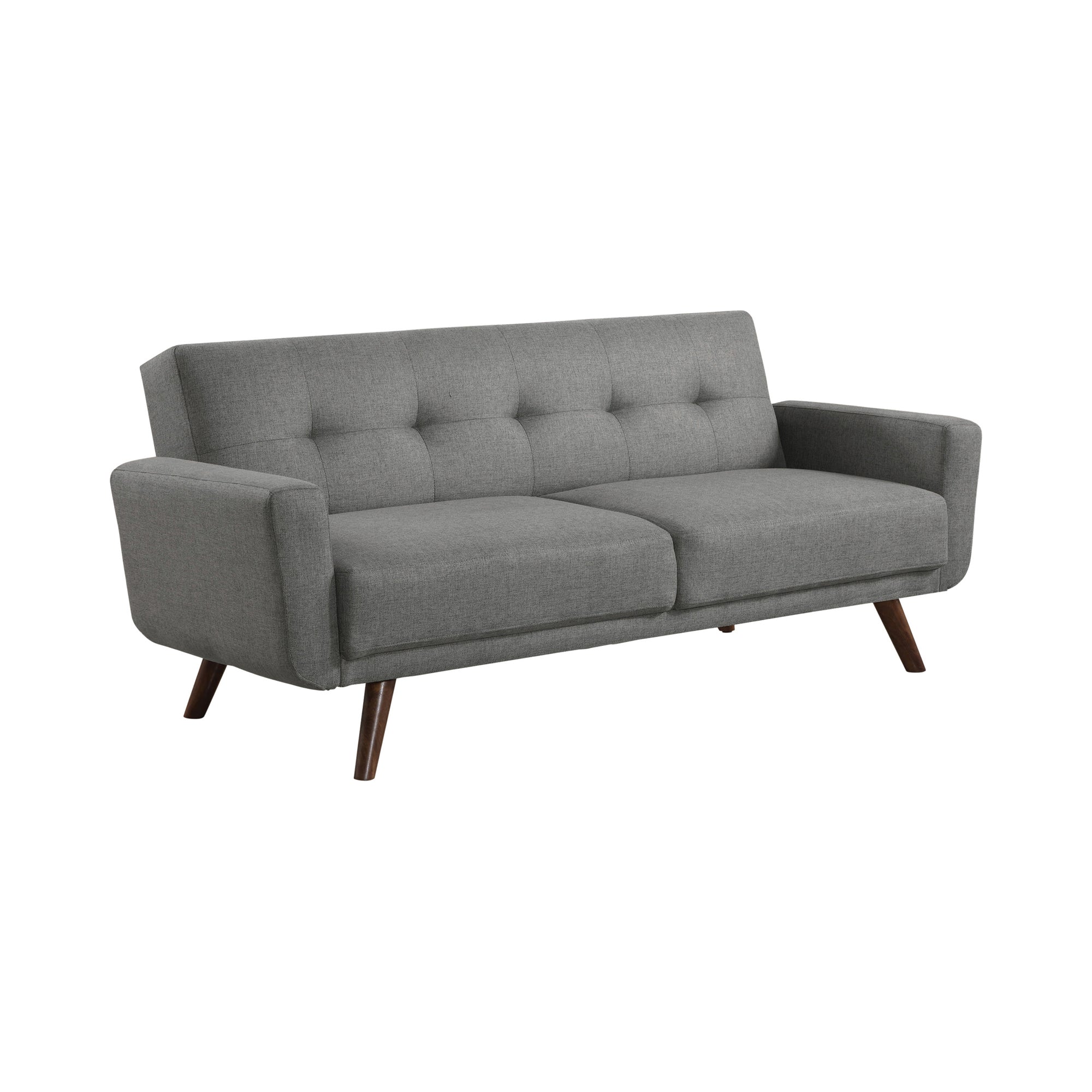 Hilda Tufted Upholstered Sofa Bed Grey