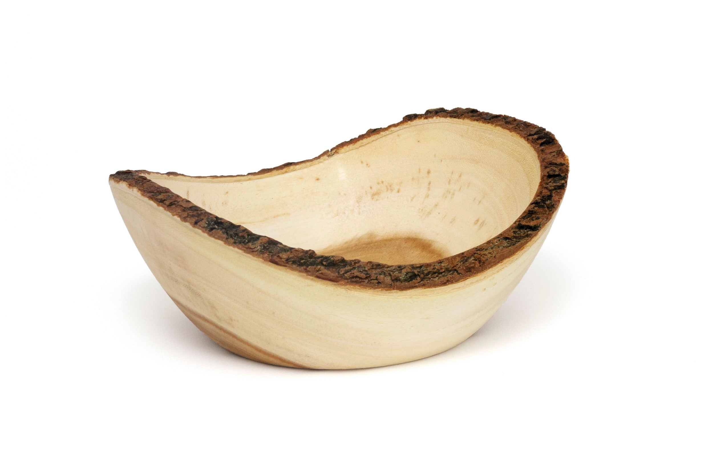 Lipper Acacia Tree Bark Oval Bowl