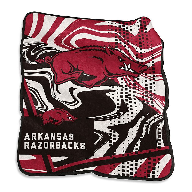 Arkansas Razorbacks 50 x 60 Swirl Raschel Throw Blanket