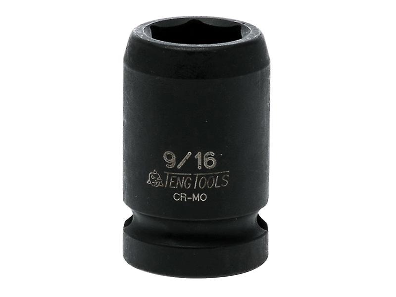 Teng Impact Socket Hexagon 6 Point 1/2in Drive 9/16in