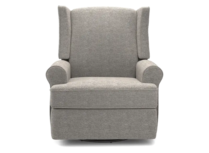 Logan Stone Gray Power Swivel Glider Recliner