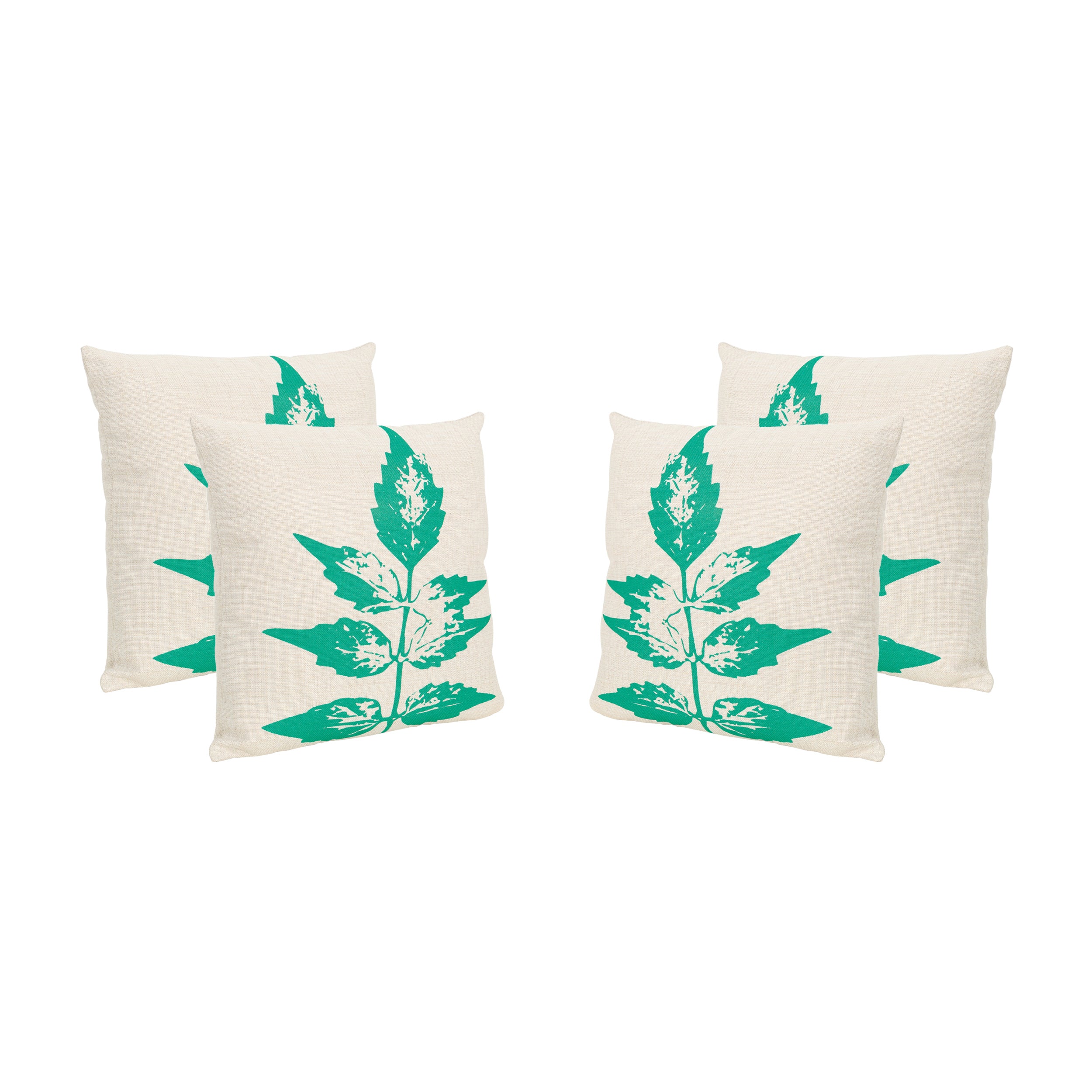 Irene Outdoor 18-inch Water Resistant Square Pillows (Set of 2)