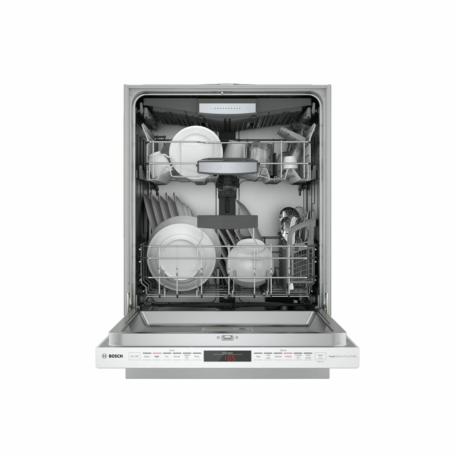 Bosch SHP878ZD2N 800 Series Dishwasher 24'' White Shp878Zd2N