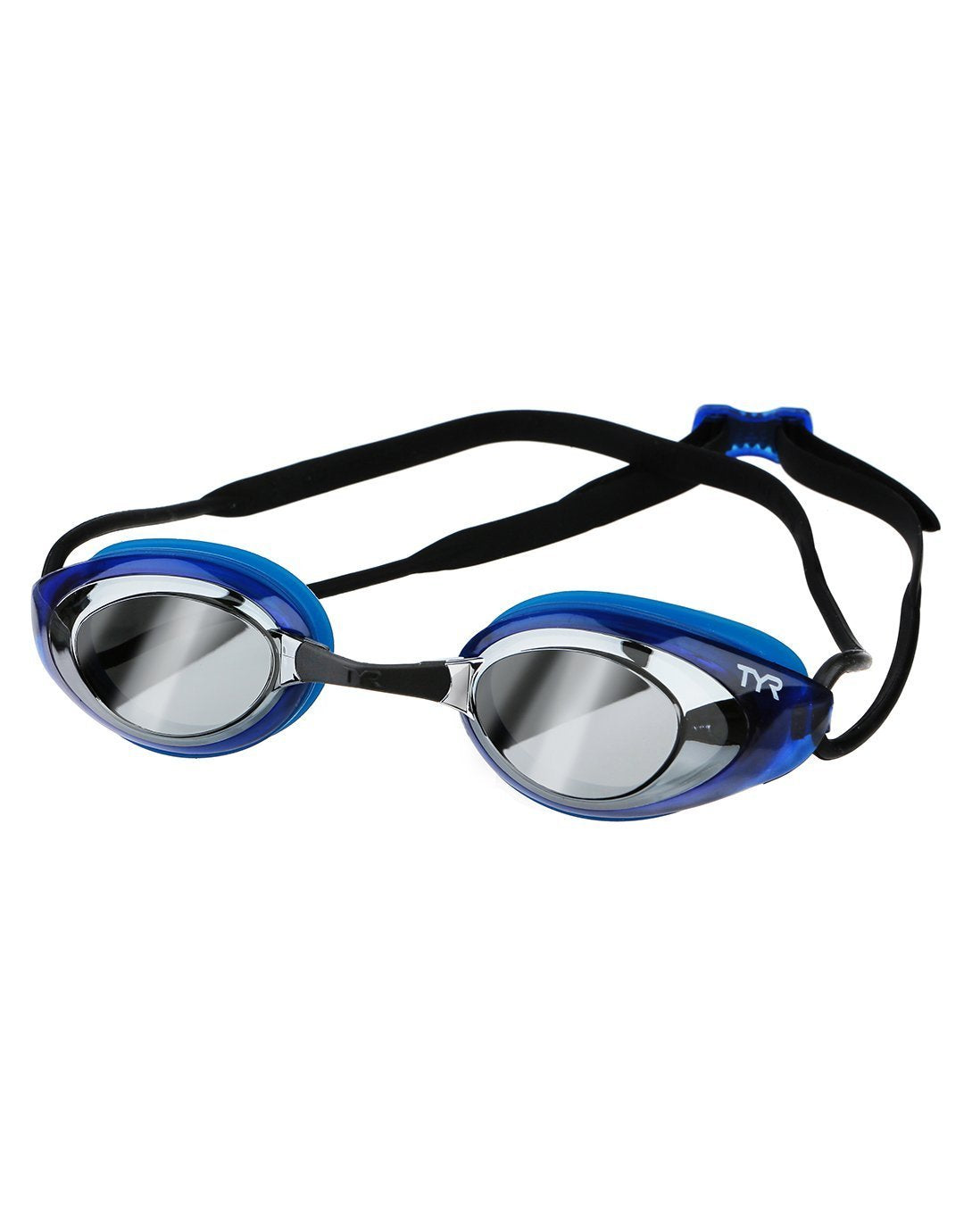 Tyr Sports Inc Blackhawk Racing Mirrored Goggle 046Silverblue