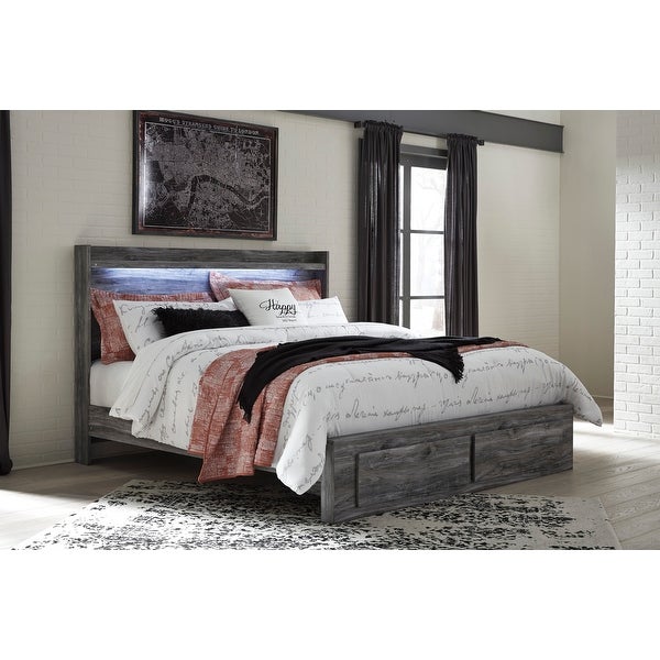 Signature Design by Ashley Baystorm Smoky Gray Panel Headboard - - 21642746