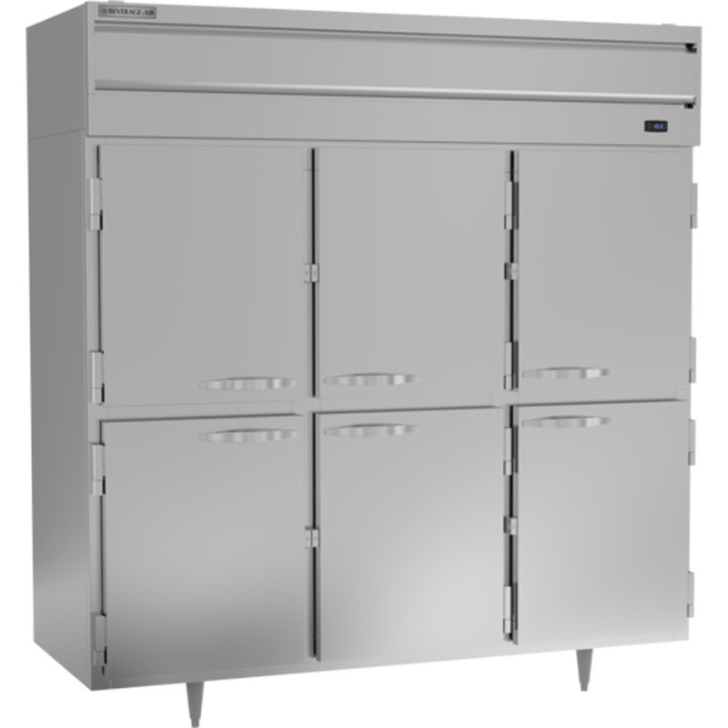 Beverage-Air PF3HC-1AHS Reach-In Freezer， 6 Solid Half-Doors