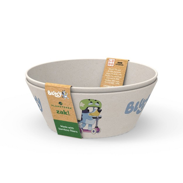 Zak Designs 22oz 2pk Melamine And Bamboo Bowl Set